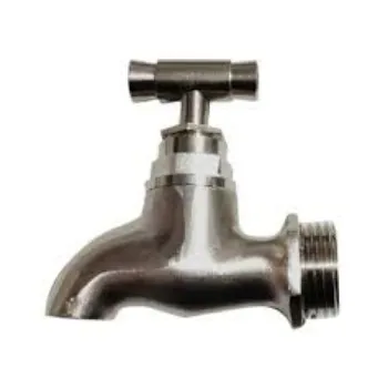 Silver Brass Water Taps
